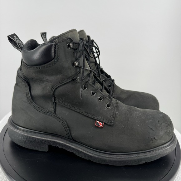 Red Wing Dynaforce 4217 Boots Waterproof Steel Toe Work Safety Black Mens 12 - Picture 1 of 8
